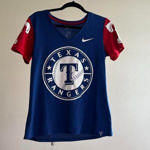 Texas Rangers baseball womens tshirt